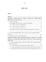 Dịch vụ một cửa trong hoạt động đầu tư nước ngoài tại Việt Nam Thực trạng và giải pháp