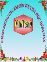 tính chất của hai tiếp tuyến cắt nhau