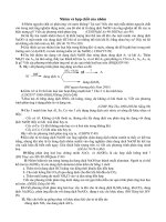 bài tập nhôm hay luyện thi đại học