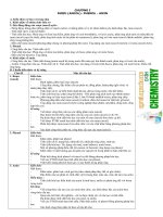 kiến thức hóa trọng tâm ôn thi hóa tốt nghiệp và đại học