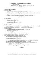 ĐỀ THI THỬ TOÁN TỐT NGHIỆP 2014