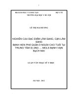 nghiên cứu đặc điểm lâm sàng và cận lâm sàng bệnh hen phế quản ở người cao tuổi điều trị tại trung tâm dị ứng - miễn dịch lâm sàng bệnh viện bạch mai
