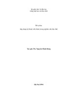 ứng dụng viễn thám trong nghiên cứu địa chất