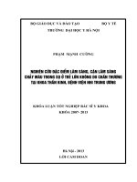nghiên cứu đặc điểm lâm sàng, cận lâm sàng chảy máu trong sọ ở trẻ lớn không do chấn thương tại khoa thần kinh, bệnh viện nhi trung ương