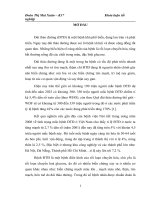 xác định một số chỉ số hóa sinh của bệnh nhân đái tháo đường týp 2 đến khám tại bệnh viện quân y 108