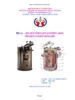 Báo cáo môn công nghệ nhiệt điện lạnh chủ đề Lò hơi ống lò và ống lửa trong công nghiệp