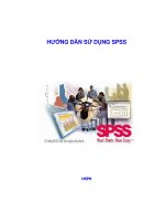 Hướng dẫn sử dụng phần mềm SPSS