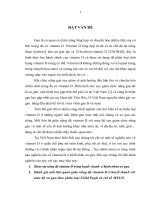 nghiên cứu nồng độ vitamin d ở bệnh nhân xơ gan