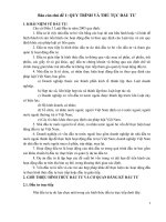 Báo cáo chủ đề QUY TRÌNH VÀ THỦ TỤC ĐẦU TƯ