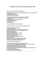 Chiến lược bảo vệ Môi trường Quốc gia 20012010