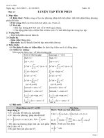 Giáo án Tự chọn Toán 12