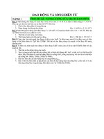 tòan tập dao động sóng điện từ