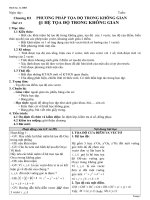 Giáo án hình học 12 học kỳ 2