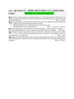 tòan tập sóng ánh sáng