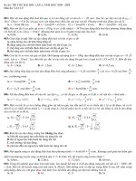 đề thi thử đại học vật lý số 19