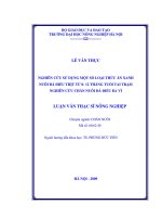 Nghiên cứu sử dụng một số loại thức ăn xanh nuôi đà điểu thịt từ 012 tháng tuổi tại trạm nghiên cứu chăn nuôi đà điểu ba vì