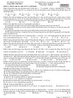 đề thi thử đại học vật lý số 20