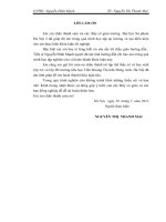 Nghiên cứu quá trình ghi nhớ ý nghĩa của học sinh lớp 3 trường tiểu học Cổ Loa - Đông Anh - Hà Nội