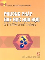 Phương pháp dạy học hóa học trong trường phổ thông