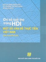 Chỉ số tuổi thọ trong HDI một số vấn đề thực tiễn Việt Nam