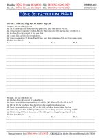 tổng ôn phi kim tài liệu học tập