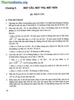bài giảng mặt cầu mặt trụ mặt nón