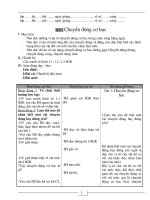 giáo án vật lý 8 3 cột mới (theo chuẩn kiến thức kỹ năng)