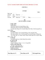 vật lý  8 chuẩn kiến thức kỹ năng 2010-2011 cả năm