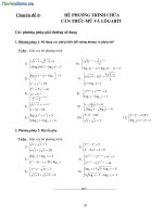 hệ phương trình chứa căn thức mũ và lôgarit