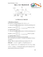cực trị của hàm số