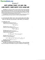 bài giảng bất đẳng thức giá trị lớn nhất giá trị nhỏ nhất