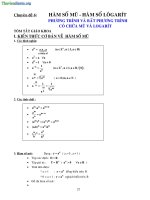 hàm số mũ hàm số lôgarit