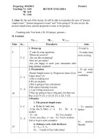 giáo án tiếng anh 7 kỳ 1(2013)