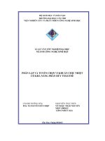 Phân lập và tuyển chọn vi khuẩn chịu nhiệt có khả năng phân hủy toluene