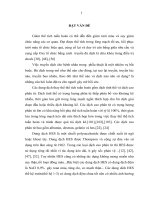 so sánh ảnh hưởng trên kiềm toan, điện giải máu trong và sau mổ của dung dịch tetraspan với dung dịch voluven