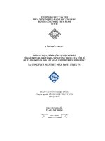 khảo sát quy trình công nghệ chế biến tôm sú đông Block và khả năng tăng trọng của tôm sú (HL và PD) đông Block khi ngâm sodium TRIPOLY PHOSPHAT
