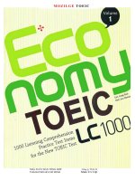 Sách ECONOMY TOEIC LC 1000