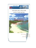 Biến đổi khí hậu và du lịch sinh thái biển vũng tàu