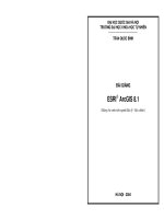 bài giảng phần mềm  arcgis