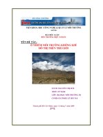 Ô nhiễm môi trường không khí đô thị trên thế giới