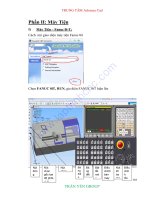 Mô phỏng gia công tiện trên hệ điều hành FaNuc