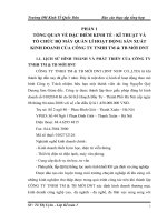 Báo cáo tổng hợp về công tác hạch toán kế toán tại Công ty TNHH TM  TB mới DNT