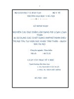 đặc điểm lâm sàng rối loạn loạn thần do sử dụng các chất dạng amphetamin