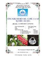 Cà phê khử caffeine in