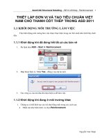 AutoCAD Structural Detailing – Bố trí cốt thép