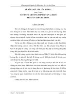 Báo cáo đề tài quản ly điểm theo tin chỉ