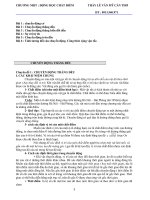 bài tập cơ bản phần động học chất điểm