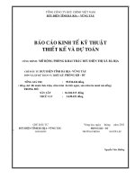 Báo cáo kinh tế kỹ thuật thiết kế và dự toán thành phố vũng tàu