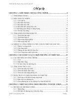 Đồ án tốt nghiệp đại học Thiết kế kỹ thuật cống Luỳnh Quỳnh