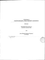 Contract for Engineering Procurement Construction